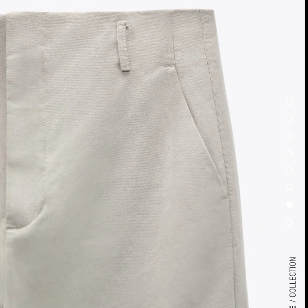 NWOT SLIGHT TEAR Cropped tapered fit pants — Zara - Picture 6 of 8